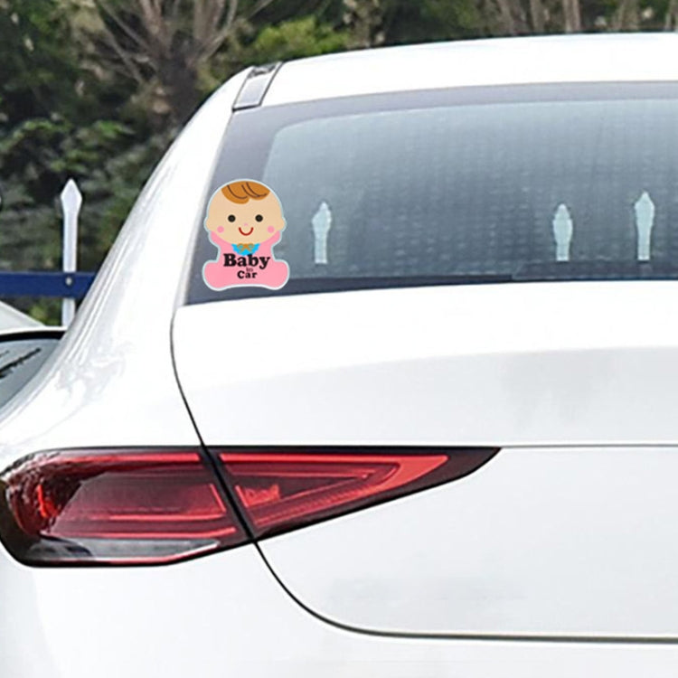 Baby in Car Free Sticker Warning Sticker by buy2fix