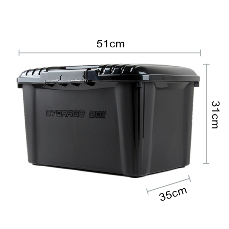 3R-2002 Car / Household Storage Box Sealed Box, Capacity: 40L(Black) - Stowing Tidying by 3R | Online Shopping UK | buy2fix