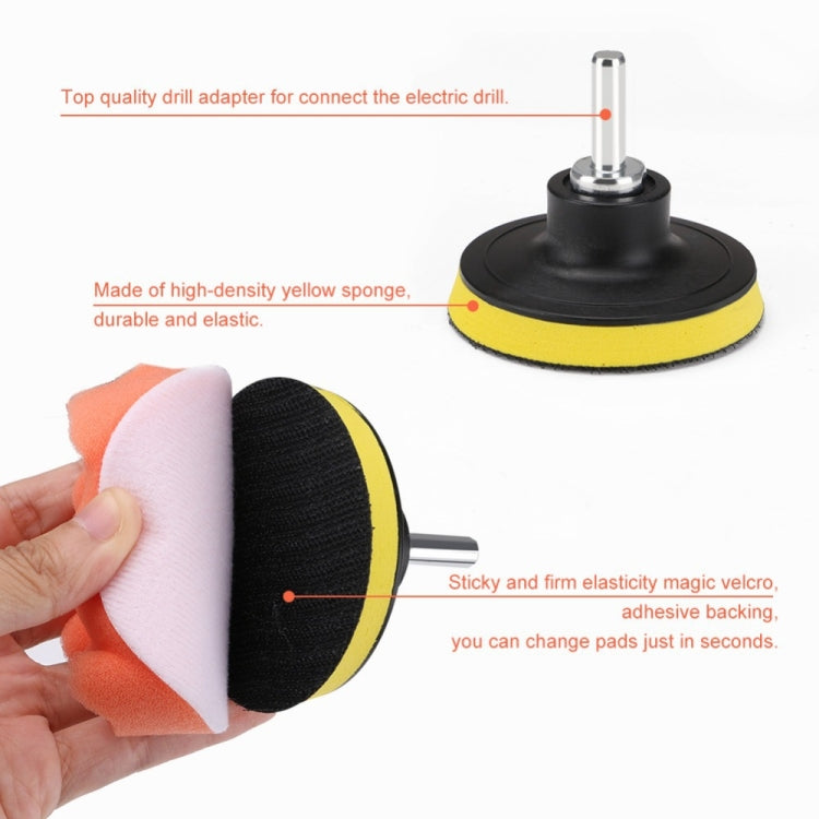 20 in 1 Floor Wall Window Glass Cleaning Descaling Electric Drill Brush Head Set - Sponges, Cloths & Brushes by buy2fix | Online Shopping UK | buy2fix
