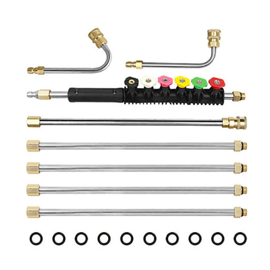 8 in 1 Car Wash High Pressure Spray Nozzle Cleaning Extension Rod by buy2fix