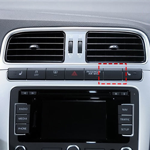 Car Center Console CD Reserved Position Modified USB Port 3.3x2.3cm for Volkswagen / Audi / Skoda by buy2fix