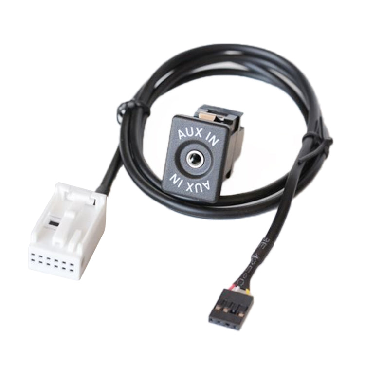 Car Handheld Box AUX Interface Connector + Cable Wire Harness for Volkswagen Bora / Audi - DIY Cables by buy2fix | Online Shopping UK | buy2fix