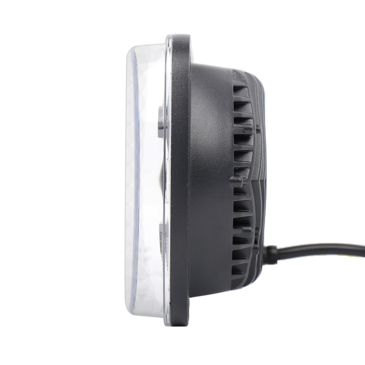 2073S 1 Pair 7 inch Car Square Headlight Work Light - Work Lights by buy2fix | Online Shopping UK | buy2fix