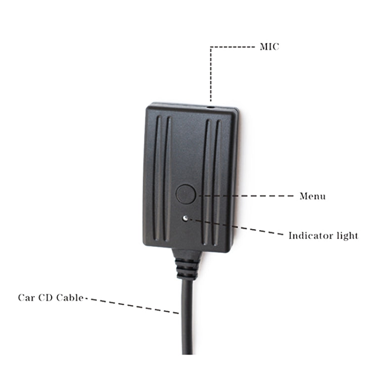 Motorcycle 3-pin AUX IN Bluetooth Music + MIC + Change Song for Honda Goldwing gl1800 - DIY Cables by buy2fix | Online Shopping UK | buy2fix
