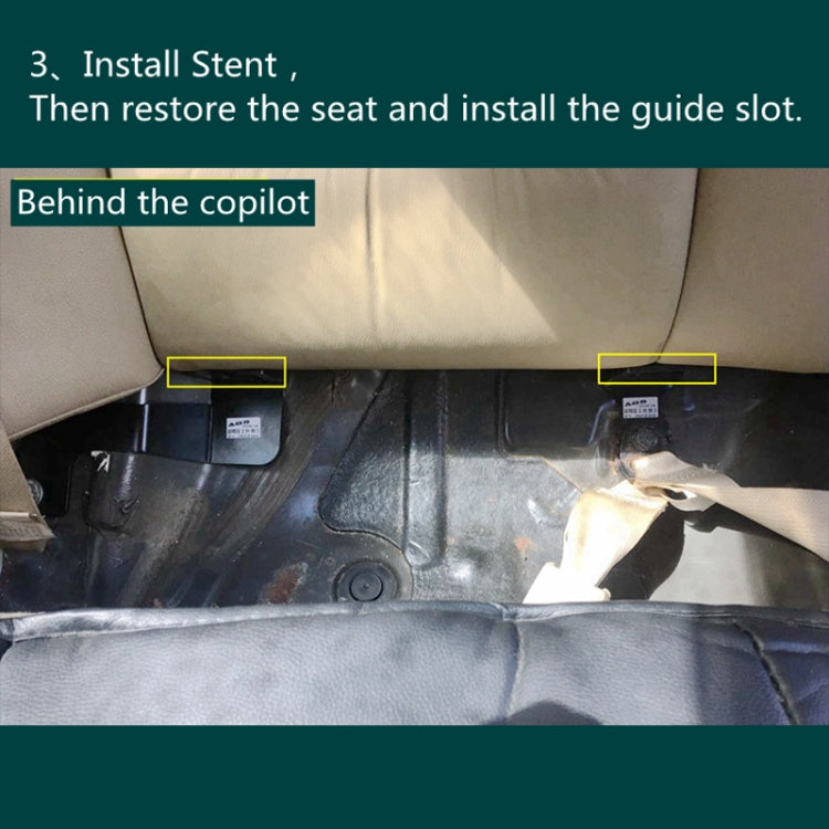 ZL-2029 Car Right Side Rear Seat Isofix Child Seat Interface for Honda 8th Generation Accord 2008-2012 - Seat Accessories by buy2fix | Online Shopping UK | buy2fix