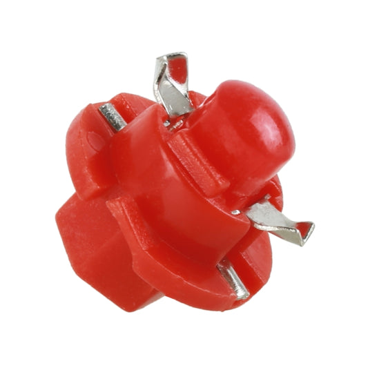 10 PCS B8.4 0.2W DC12V Wedge Instrument Panel COB LED Light Dashboard Gauge Cluster Indicator Lamp Bulb (Red Light) - Instrument Lights by buy2fix | Online Shopping UK | buy2fix