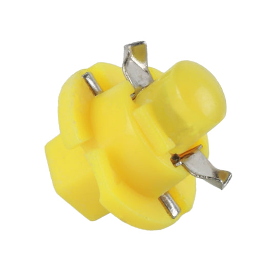 10 PCS B8.4 0.2W DC12V Wedge Instrument Panel COB LED Light Dashboard Gauge Cluster Indicator Lamp Bulb (Yellow Light) - Instrument Lights by buy2fix | Online Shopping UK | buy2fix