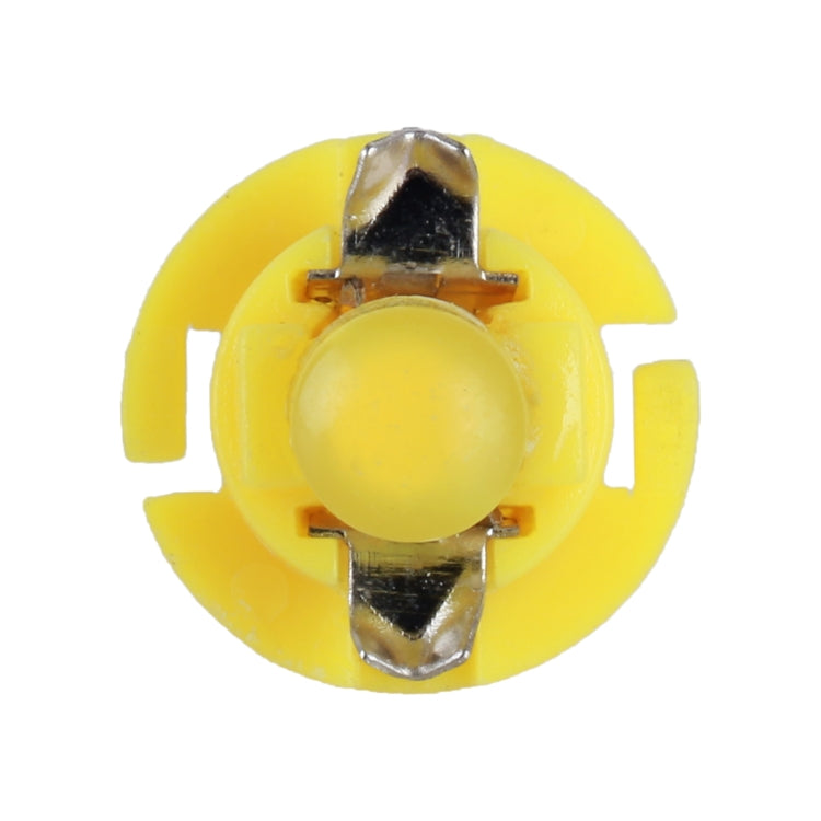 10 PCS B8.4 0.2W DC12V Wedge Instrument Panel COB LED Light Dashboard Gauge Cluster Indicator Lamp Bulb (Yellow Light) - Instrument Lights by buy2fix | Online Shopping UK | buy2fix