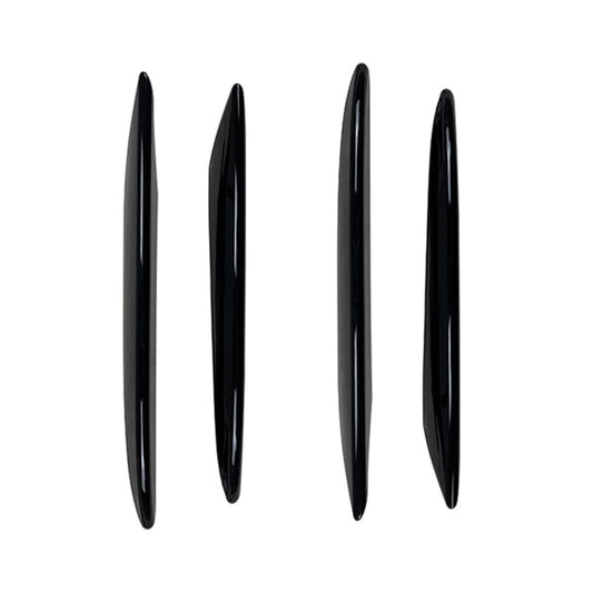 Car Front Bumper AMG Air Inlet Grille Decoration Sticker Strip for Mercedes-Benz E Class W213 2016-2020/E200/E260/E300 (Black) by buy2fix