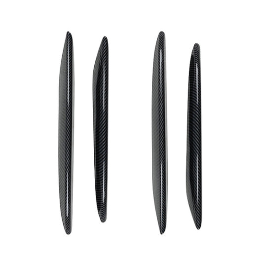 Car Front Bumper AMG Air Inlet Grille Decoration Sticker Strip for Mercedes-Benz E Class W213 2016-2020/E200/E260/E300 (Carbon Fiber Black) by buy2fix