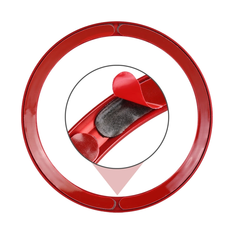 2 PCS Car Air Conditioner Air Outlet Decorative Ring for Subaru BRZ Outback / Toyota 86(Red) by buy2fix