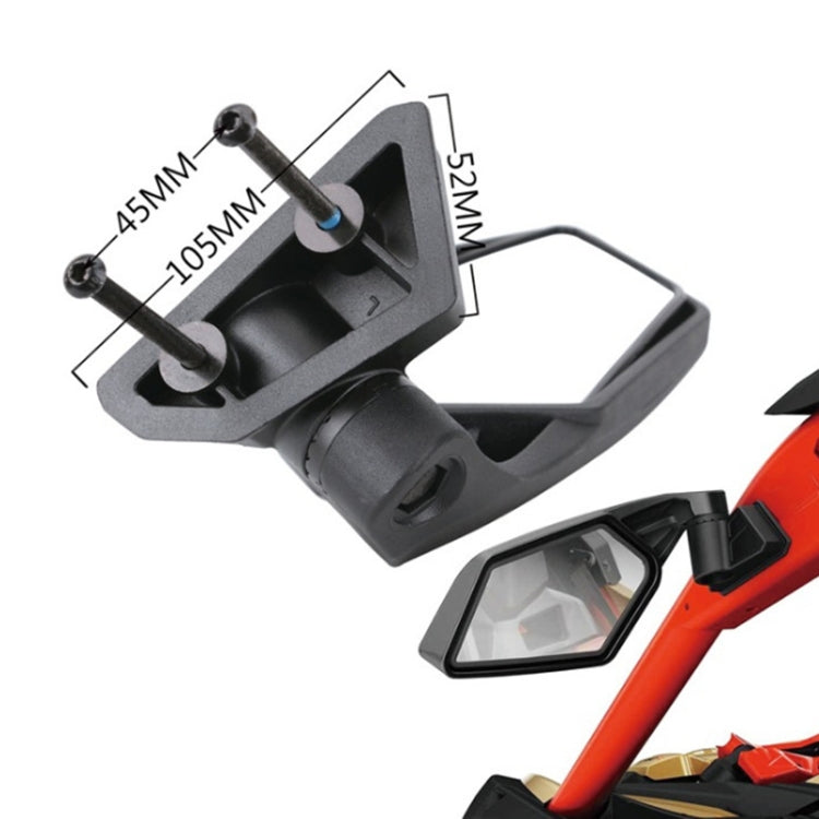 Sandy Beach Car Rearview Mirror for CAN-AM BRP UTV MAVERICK X3 - Side Mirrors by buy2fix | Online Shopping UK | buy2fix
