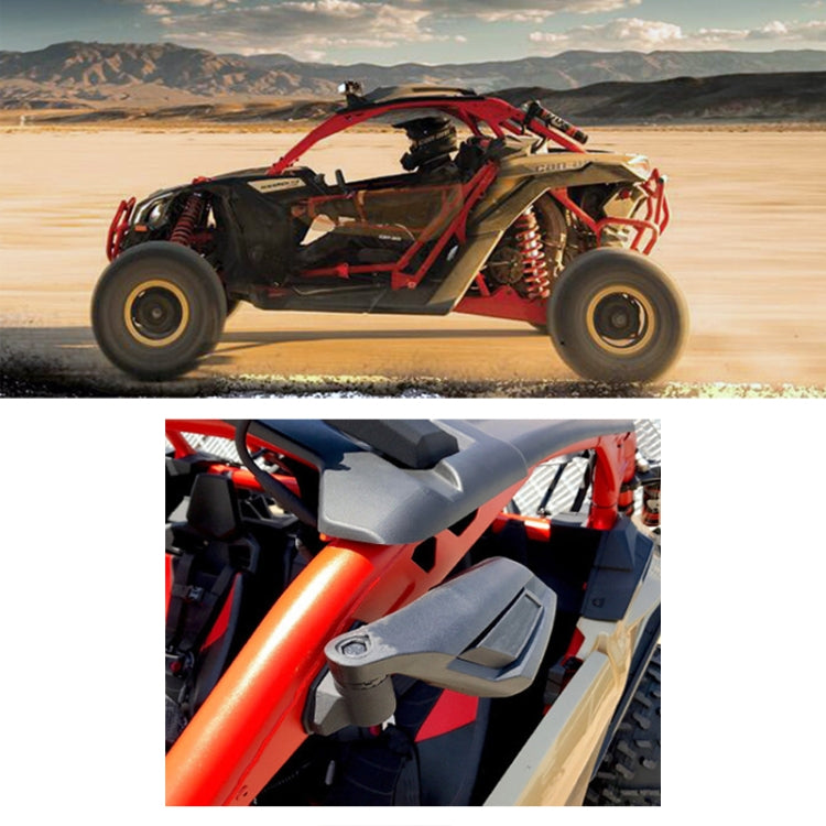 Sandy Beach Car Rearview Mirror for CAN-AM BRP UTV MAVERICK X3 - Side Mirrors by buy2fix | Online Shopping UK | buy2fix