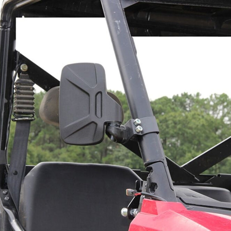 Universal For All-terrain Vehicles Central Rearview Mirror Side Mirror Combination Set For UTV / ATV - Side Mirrors by buy2fix | Online Shopping UK | buy2fix