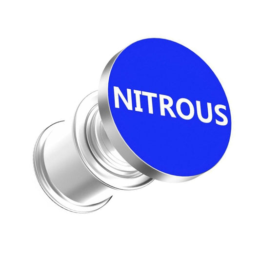 2 PCS 12V Car / Motorcycle NITROUS Letter Metal Cigarette Lighter Cigarette Butt - Cigar Socket by buy2fix | Online Shopping UK | buy2fix