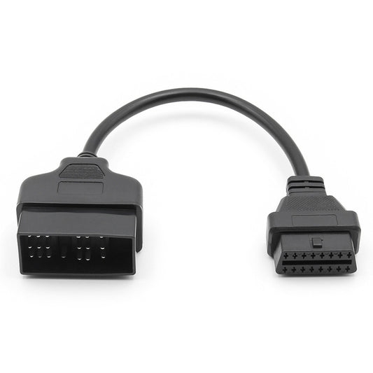 22Pin to 16Pin Car OBD2 Conversion Cable OBDII Diagnostic Adapter Cable for Toyota - Cables & Connectors by buy2fix | Online Shopping UK | buy2fix