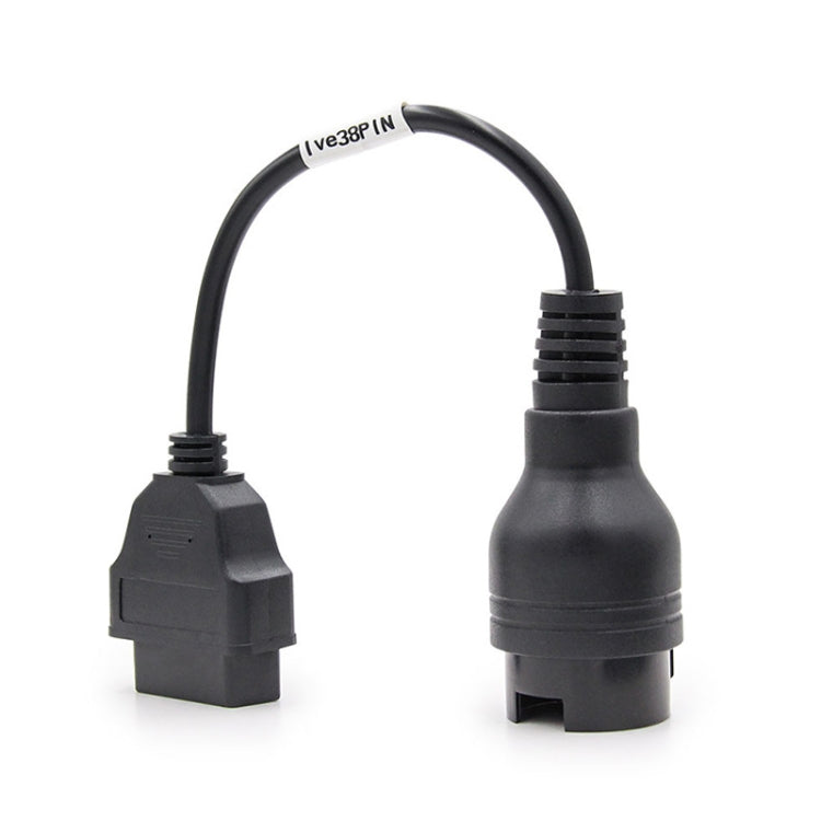 38Pin to 16Pin Truck OBD2 Conversion Cable OBDII Diagnostic Adapter Cable for Iveco - Cables & Connectors by buy2fix | Online Shopping UK | buy2fix