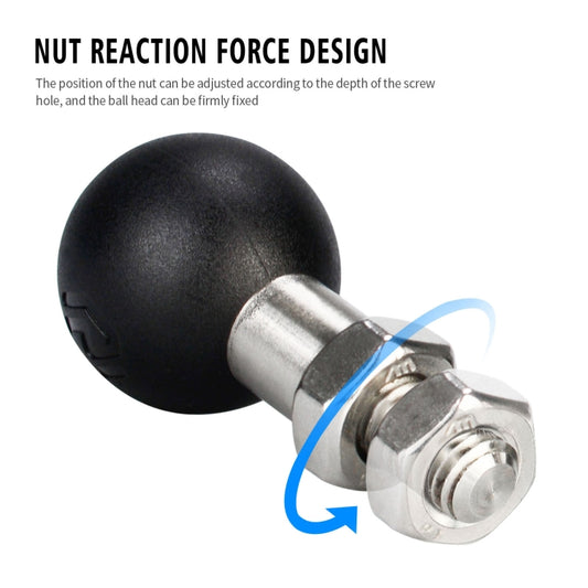 WUPP PJ-416A1 YF-213 Motorcycle Rearview Mirror Mount M8 Bracket Fixed Ball Head by WUPP