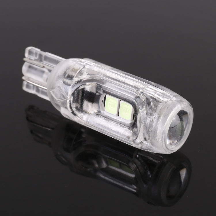 10 PCS T10 DC12V / 1W Car Clearance Light 5LEDs SMD-3030 Lamp Beads (Ice Blue Light) - Clearance Lights by buy2fix | Online Shopping UK | buy2fix