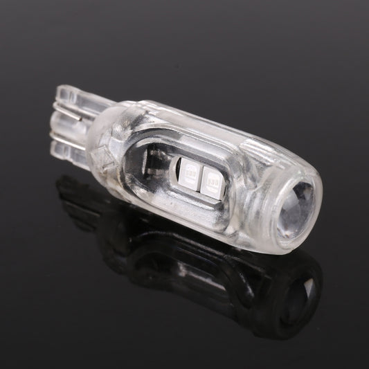 10 PCS T10 DC12V / 1W Car Clearance Light 5LEDs SMD-3030 Lamp Beads (Blue Light) by buy2fix