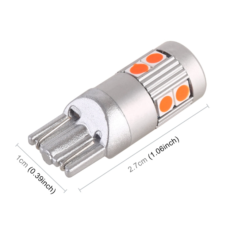 4 PCS T10 DC12V / 2W Car Clearance Light 9LEDs SMD-3030 Lamp Beads (Red Light) - Clearance Lights by buy2fix | Online Shopping UK | buy2fix