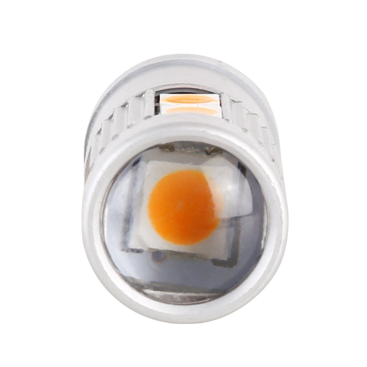 4 PCS T10 DC12V / 2W Car Clearance Light 9LEDs SMD-3030 Lamp Beads (Yellow Light) - Clearance Lights by buy2fix | Online Shopping UK | buy2fix