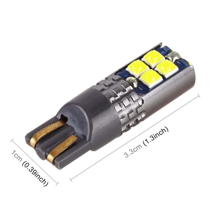4 PCS T10 DC12V / 2W Car Clearance Light 10LEDs SMD-3030 Lamp Beads (White Light) - Clearance Lights by buy2fix | Online Shopping UK | buy2fix