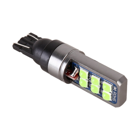 4 PCS T10 DC12V / 4W Car Clearance Light 12LEDs SMD-3030 Lamp Beads (Ice Blue Light) by buy2fix