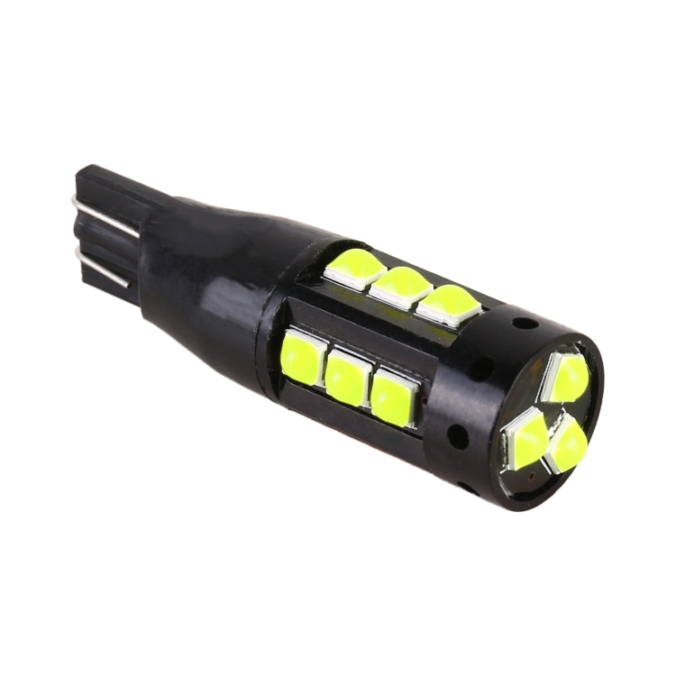 2 PCS T10 DC12V / 6.5W Car Clearance Light 15LEDs SMD-3030 Lamp Beads (Green Light) - Clearance Lights by buy2fix | Online Shopping UK | buy2fix
