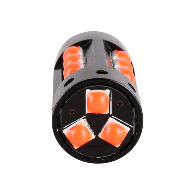 2 PCS T10 DC12V / 6.5W Car Clearance Light 15LEDs SMD-3030 Lamp Beads (Red Light) - Clearance Lights by buy2fix | Online Shopping UK | buy2fix