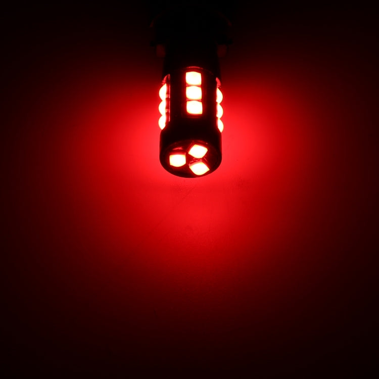 2 PCS T10 DC12V / 6.5W Car Clearance Light 15LEDs SMD-3030 Lamp Beads (Red Light) - Clearance Lights by buy2fix | Online Shopping UK | buy2fix