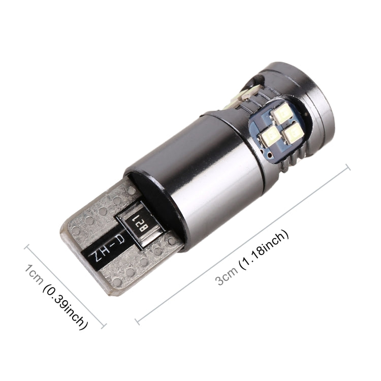 4 PCS T10 DC12V / 2.5W Car Clearance Light 18LEDs SMD-3020 Lamp Beads(Ice Blue Light) - Clearance Lights by buy2fix | Online Shopping UK | buy2fix