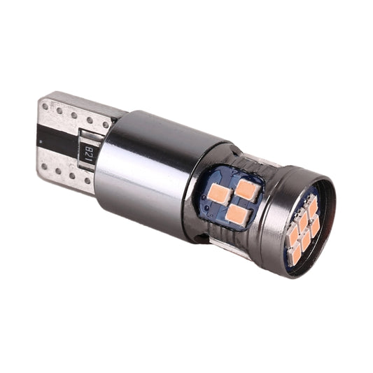 4 PCS T10 DC12V / 2.5W Car Clearance Light 18LEDs SMD-3020 Lamp Beads(Pink Light) by buy2fix