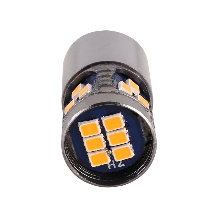 4 PCS T10 DC12V / 2.5W Car Clearance Light 18LEDs SMD-3020 Lamp Beads(Yellow Light) - Clearance Lights by buy2fix | Online Shopping UK | buy2fix