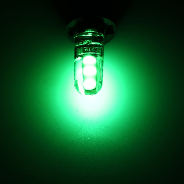 10 PCS T10 DC12V / 1W Car Clearance Light COB Lamp Beads (Green Light) - Clearance Lights by buy2fix | Online Shopping UK | buy2fix