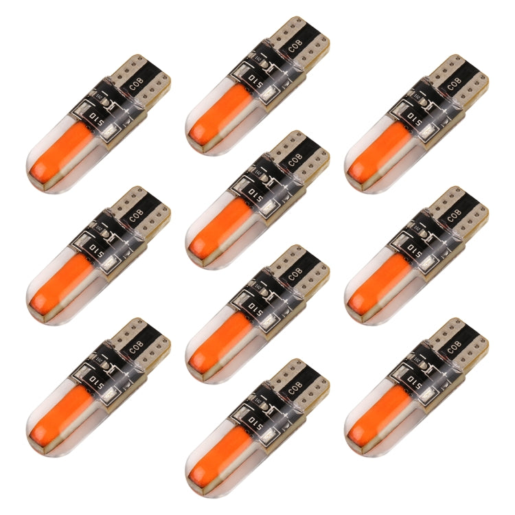 10 PCS T10 DC12V / 1W Car Clearance Light COB Lamp Beads (Red Light) - Clearance Lights by buy2fix | Online Shopping UK | buy2fix