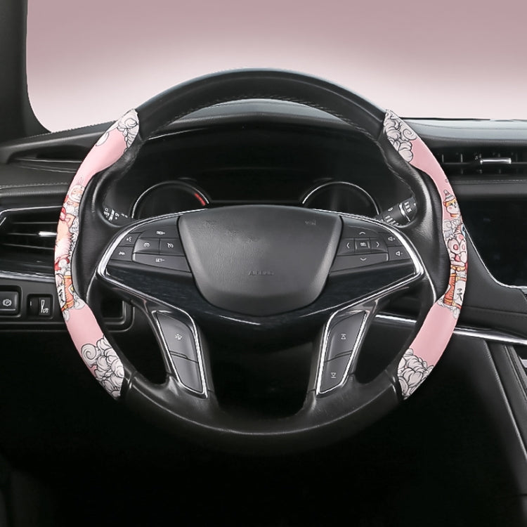 Car Universal China-Chic Relief Steering Wheel Cover (A Born Beauty) - Steering Wheel Accessories by buy2fix | Online Shopping UK | buy2fix