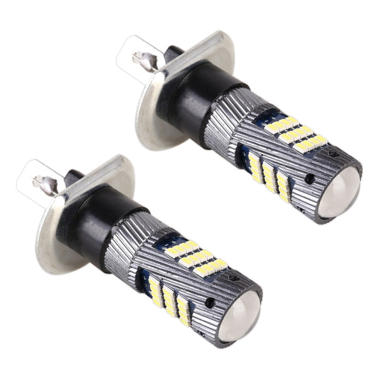 1 Pair H1 DC12V / 5W Car LED Fog Light with 42LEDs SMD-2016 Lamp Beads (Yellow Light) - Fog / Driving Lights by buy2fix | Online Shopping UK | buy2fix