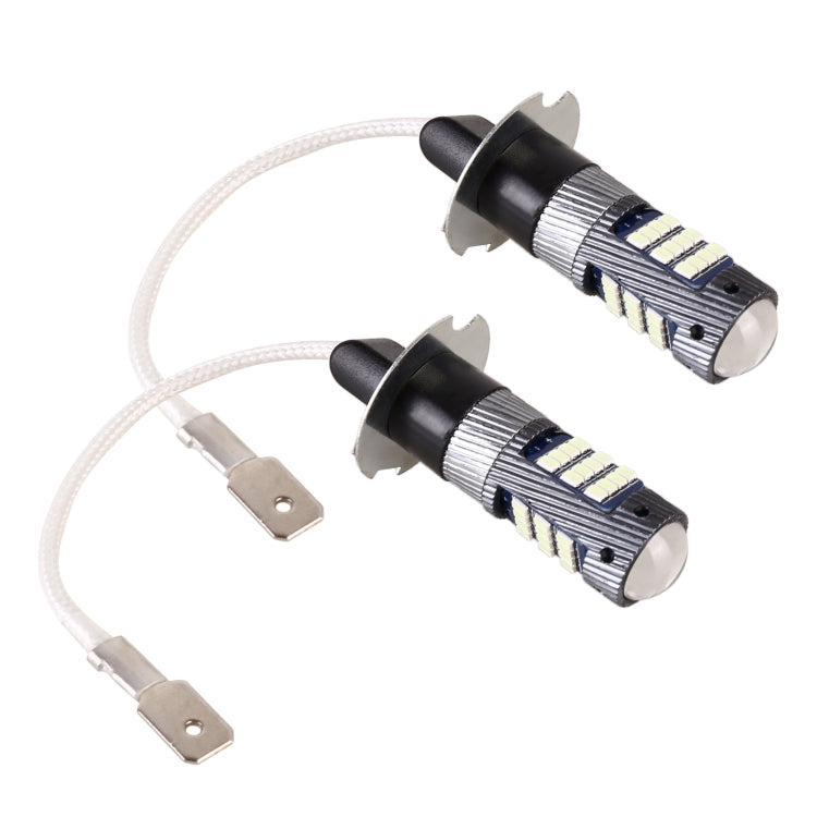 1 Pair H3 DC12V / 5W Car LED Fog Light with 42LEDs SMD-2016 Lamp Beads (Yellow Light) - Fog / Driving Lights by buy2fix | Online Shopping UK | buy2fix