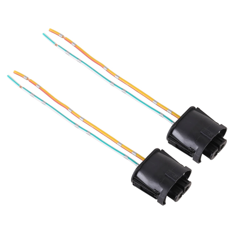 1 Pair Car H11 Bulb Holder Base Female Socket with Cable for BMW - by buy2fix | Online Shopping UK | buy2fix