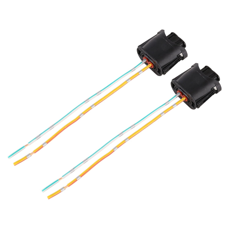 1 Pair Car H11 Bulb Holder Base Female Socket with Cable for BMW - by buy2fix | Online Shopping UK | buy2fix
