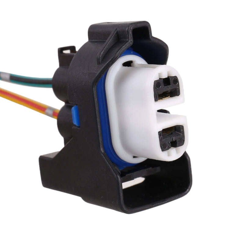 1 Pair Car H11 Bulb Holder Base Female Socket with Cable for Ford - Wires by buy2fix | Online Shopping UK | buy2fix