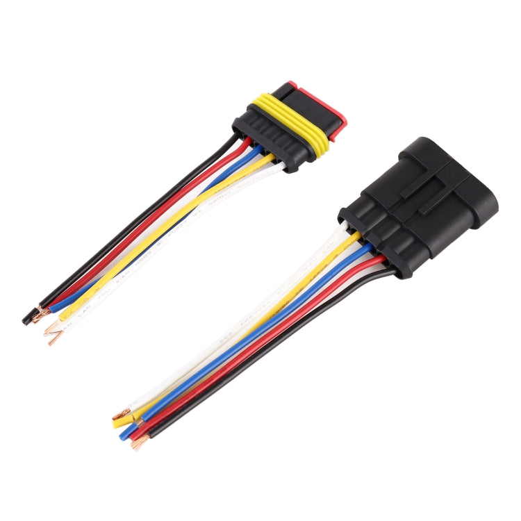 Car 5Pin Waterproof Lamp Holder - Wires by buy2fix | Online Shopping UK | buy2fix