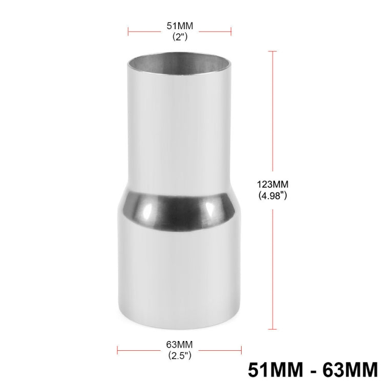 51-63mm Car Modified Exhaust Pipe Joint - Engine Fittings by buy2fix | Online Shopping UK | buy2fix