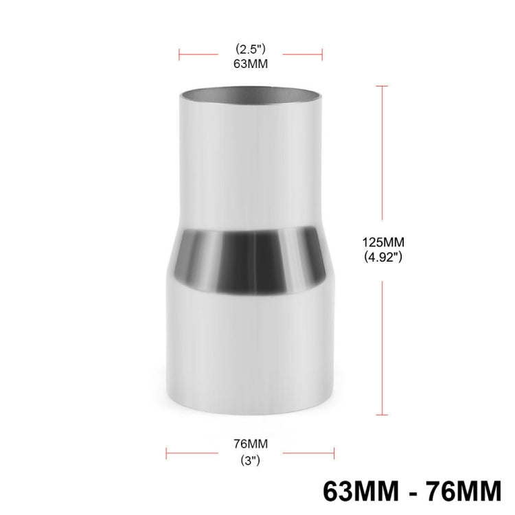 63-76mm Car Modified Exhaust Pipe Joint - Engine Fittings by buy2fix | Online Shopping UK | buy2fix