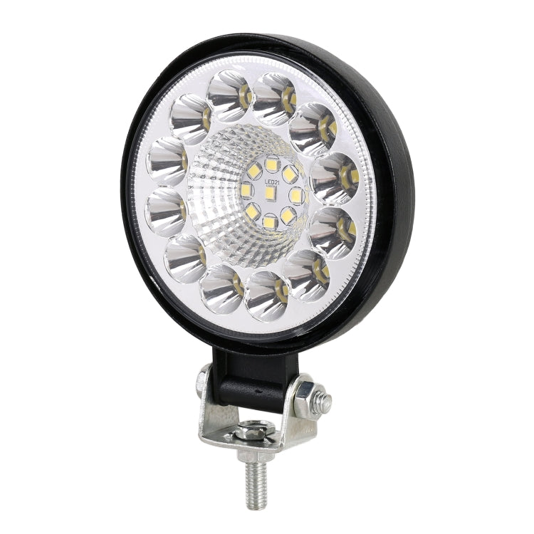 Car Round Work Light with 21LEDs SMD-2835 Lamp Beads - Work Lights by buy2fix | Online Shopping UK | buy2fix