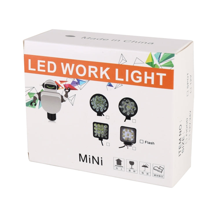 Car Round Work Light with 21LEDs SMD-2835 Lamp Beads - Work Lights by buy2fix | Online Shopping UK | buy2fix