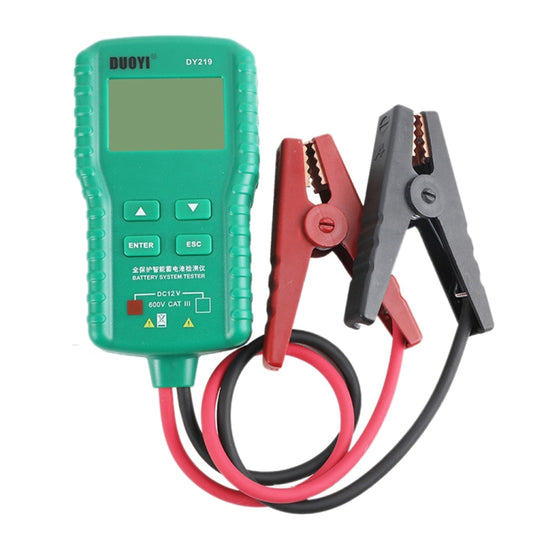DUOYI DY219A Car 12V / 24V Digital Battery Analyzer Fault Diagnostic Device by DUOYI