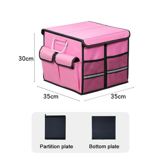Car Trunk Foldable Storage Box, Capacity: 36L (Pink) by buy2fix