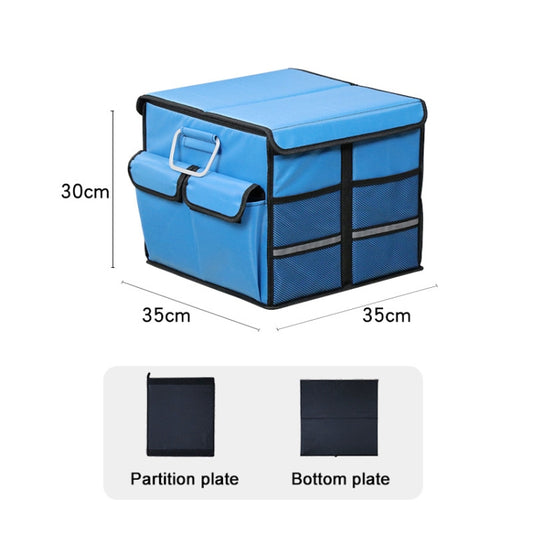 Car Trunk Foldable Storage Box, Capacity: 36L (Blue) by buy2fix